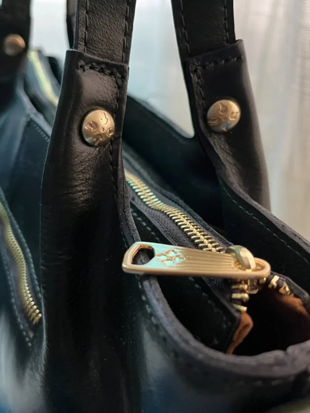 NEW Patricia Nash Leather Handbag - DARK Olive